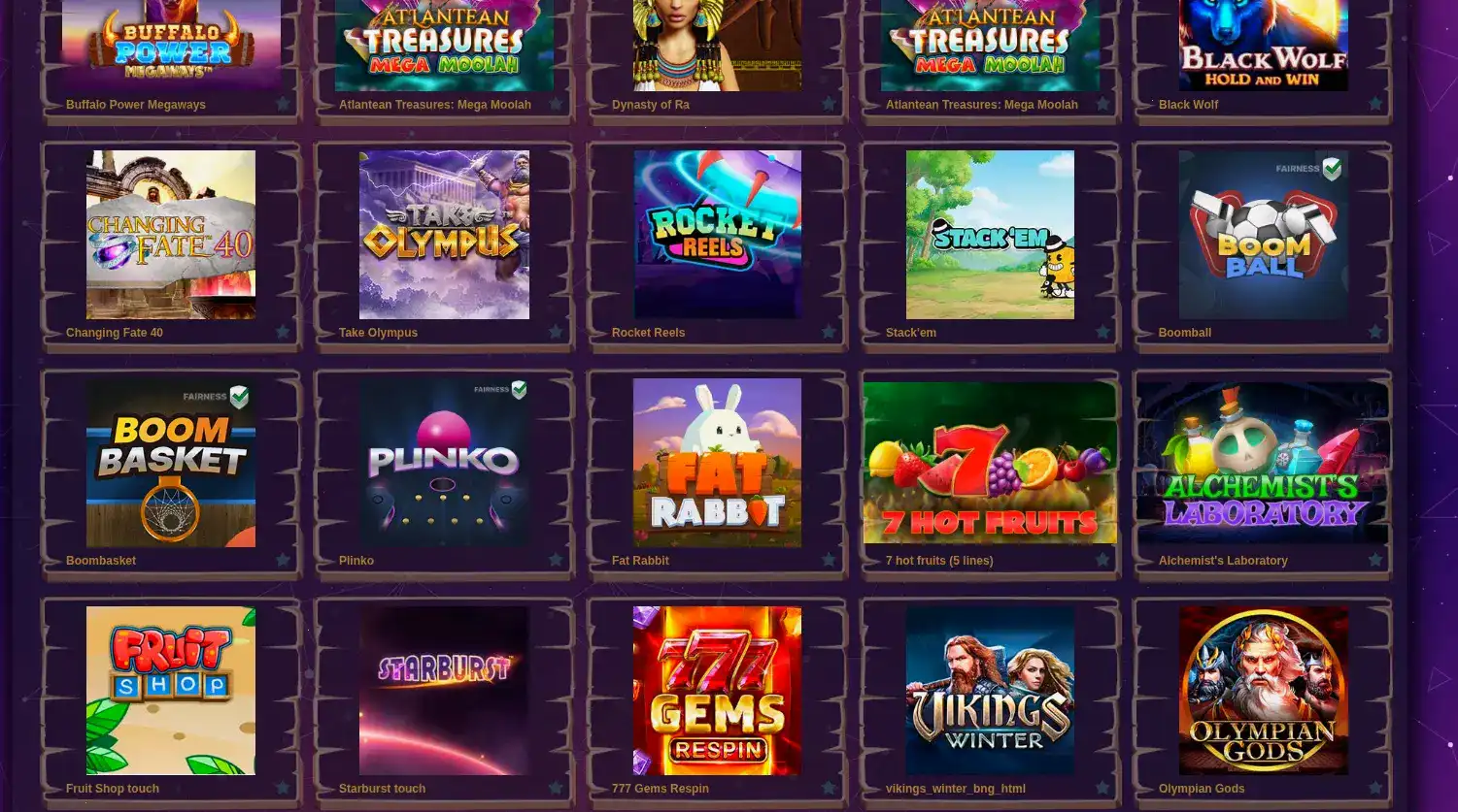 Bounty casino интерфейс и игры
